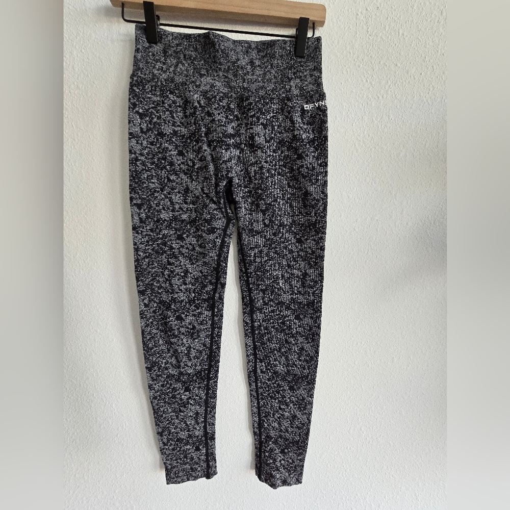 Girls' Black Heather Active Leggings